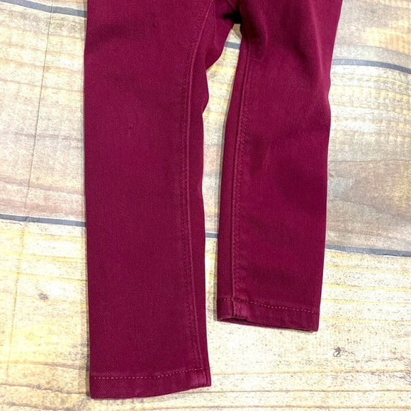 Old Navy Ballerina Jeggings 24/7 Burgundy toddler girl 2T - Picture 7 of 7